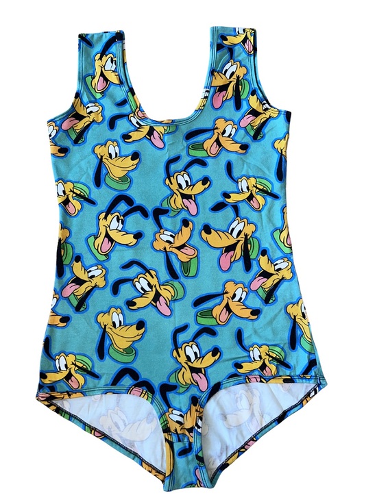 Wild Rich Kids Tops - Blue Pluto Graphic One-Piece Wild Rich Kids leotard